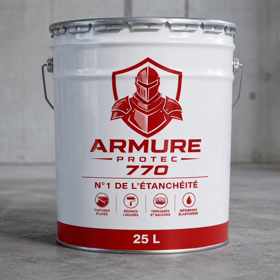 ARMURE PROTEC 770 — peinture fluorocarbone anti-chaleur, seau 25 litres