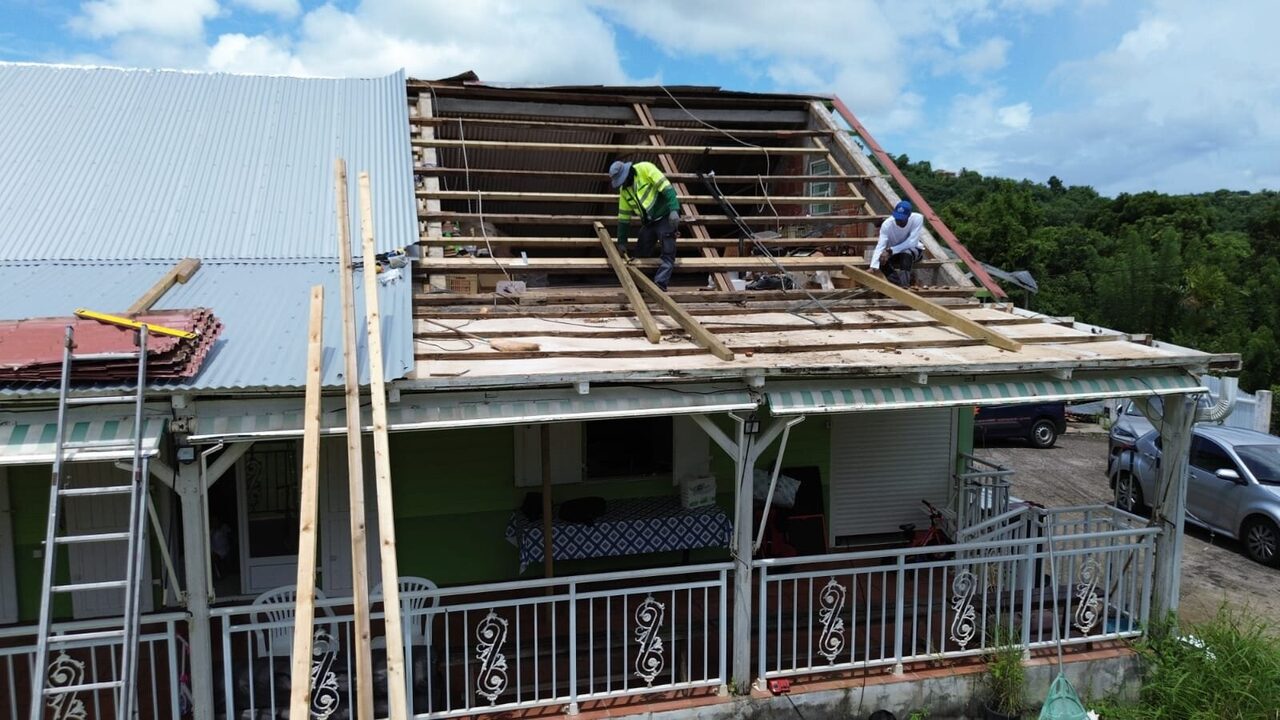 Artisan sur chantier